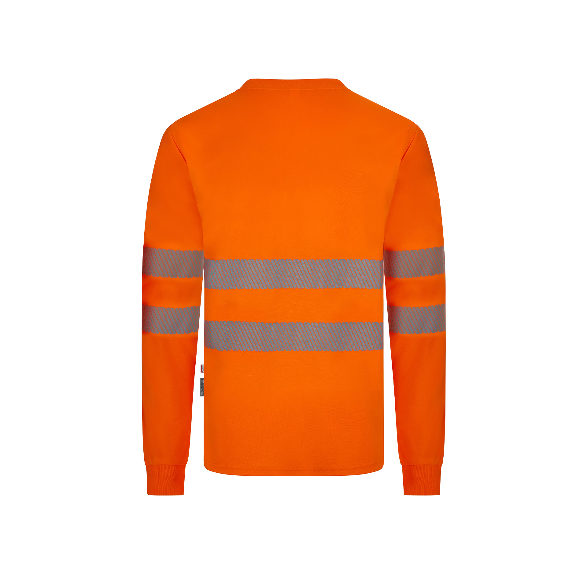 T-shirt Poli�ster Reciclado Manga Comprida Faixas Refletoras 305634 Velilla  (Tamanho S.Laranja Fluo