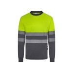T-shirt Poliéster Reciclado Bicolor Manga Comprida Faixas Refletoras 305635 Velilla (Tamanho L.Cinz T-shirt Poliéster Reciclado Bicolor Manga Comprida Faixas Refletoras 305635 Velilla (Tamanho L.Cinz