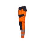 Cal�as Stretch com Joelheiras e Faixas Refletoras 303010S Velilla (Tamanho S.Azul Navy/Laranja)