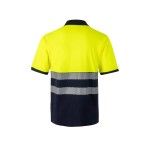 Polo Algodão Bicolor Manga Curta Faixas Refletoras 305523 Velilla (Tamanho L.Azul Navy/Amarelo) Polo Algodão Bicolor Manga Curta Faixas Refletoras 305523 Velilla (Tamanho L.Azul Navy/Amarelo)