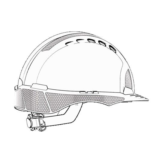 Kit de Autocolantes Refletores para EVO 2/3 Jsp 10 Un (Prateado)