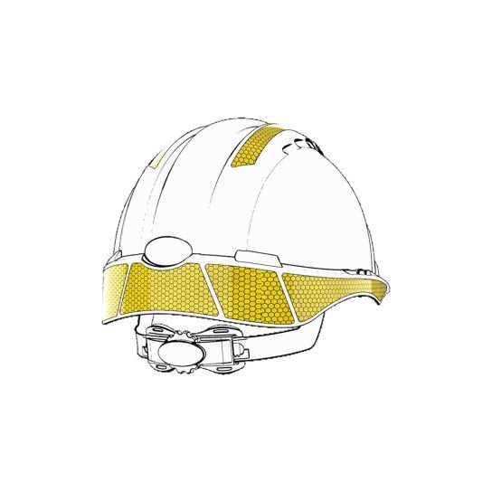 Kit de Autocolantes Refletores para EVO 2/3 Jsp 10 Un (Amarelo) Kit de Autocolantes Refletores para EVO 2/3 Jsp 10 Un (Amarelo)