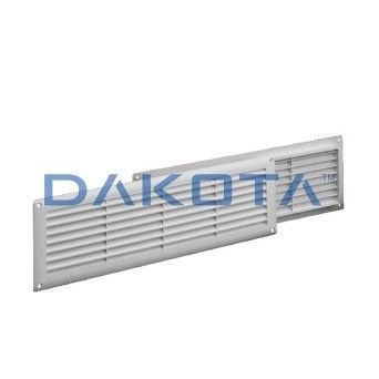 Grelha Fixa Retangular c/ Aro em Abs 125x365mm Dakota