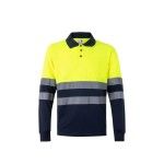 Azul Marinho/Amarelo Fluorescente