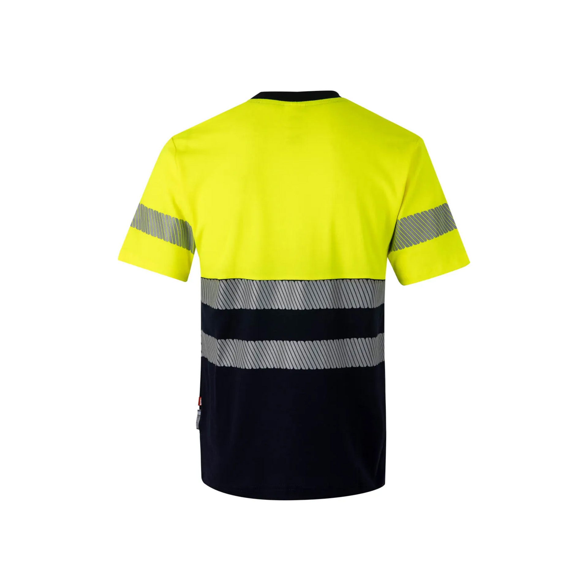 T-shirt Algodão Bicolor Manga Curta Faixas Refletoras 305509 Velilla (Tamanho L.Azul Navy/Amarelo) T-shirt Algodão Bicolor Manga Curta Faixas Refletoras 305509 Velilla (Tamanho L.Azul Navy/Amarelo)
