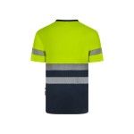 T-shirt Poliéster Reciclado Bicolor Faixas Refletoras Segmentadas 305633 Velilla (Tamanho L.Azul Na T-shirt Poliéster Reciclado Bicolor Faixas Refletoras Segmentadas 305633 Velilla (Tamanho L.Azul Na