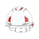 Kit de Autocolantes Refletores para EVO 2/3 Jsp 10 Un (Vermelho)