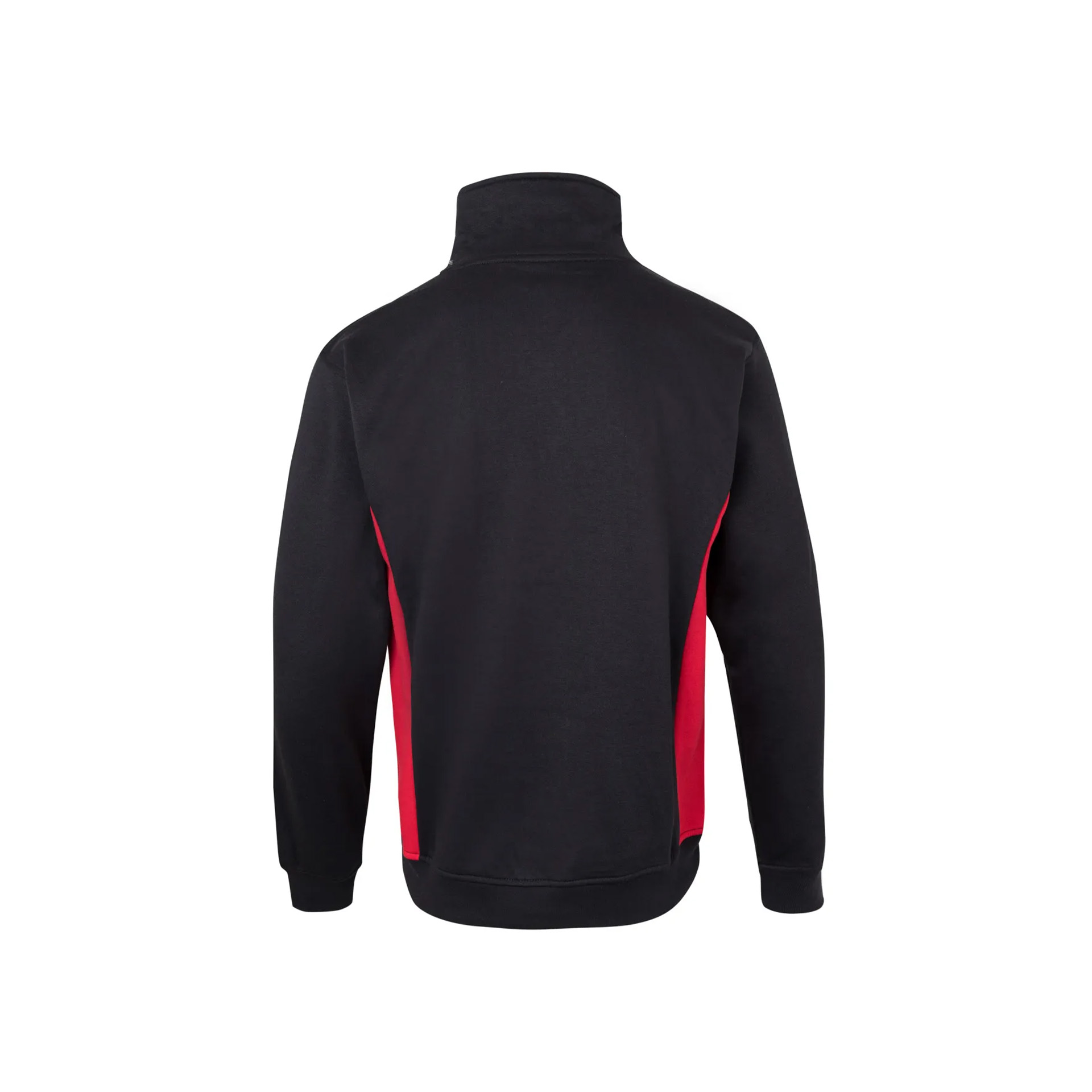 Sweatshirt Bicolor com Meio Fecho 105704 Velilla (Tamanho L.Preto/Vermelho) Sweatshirt Bicolor com Meio Fecho 105704 Velilla (Tamanho L.Preto/Vermelho)