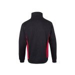 Sweatshirt Bicolor com Meio Fecho 105704 Velilla (Tamanho L.Preto/Vermelho) Sweatshirt Bicolor com Meio Fecho 105704 Velilla (Tamanho L.Preto/Vermelho)