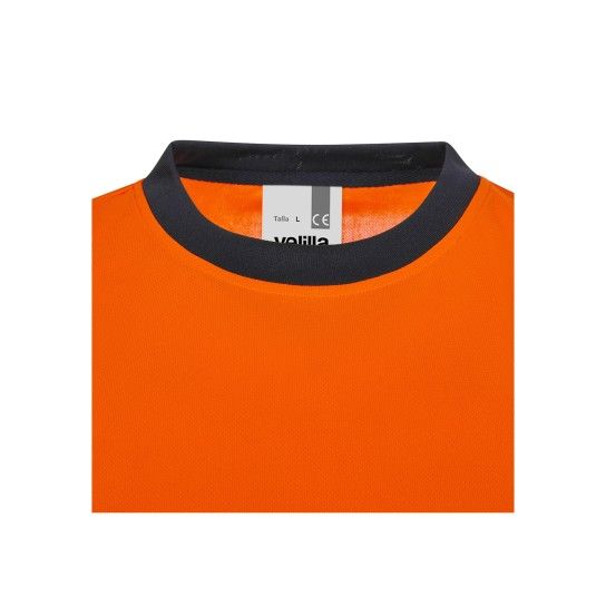 T-shirt Poliéster Reciclado Bicolor Faixas Refletoras Segmentadas 305633 Velilla (Tamanho S.Azul Na T-shirt Poliéster Reciclado Bicolor Faixas Refletoras Segmentadas 305633 Velilla (Tamanho S.Azul Na
