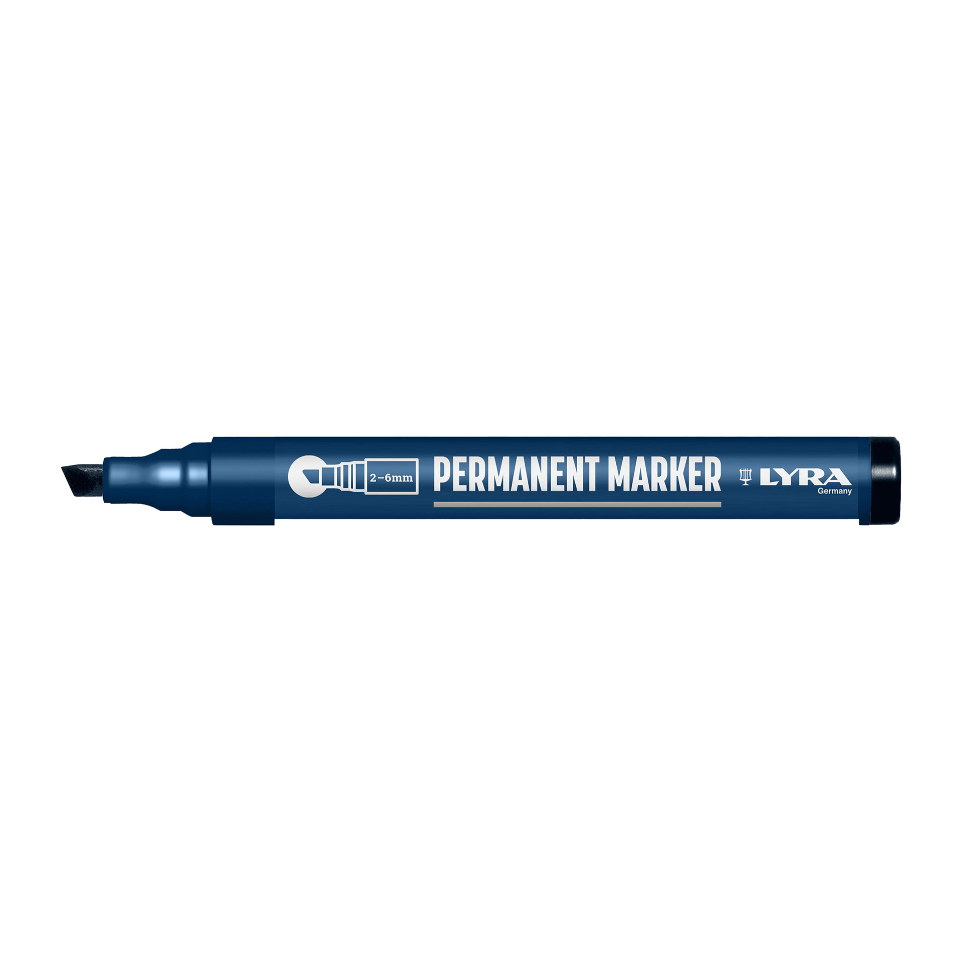 Marcador de Tinta Permanente 2-6mm Lyra (Preto)