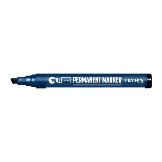 Marcador de Tinta Permanente 2-6mm Lyra (Preto)