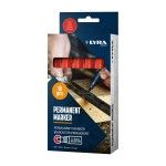 Marcador de Tinta Permanente 2-6mm Lyra (Vermelho)