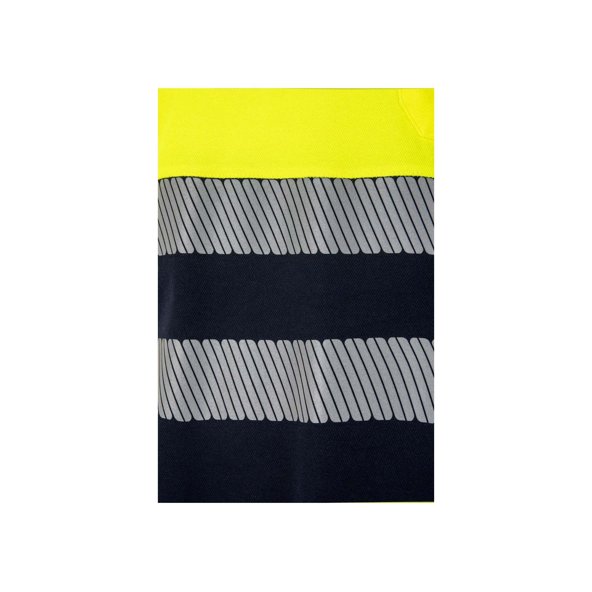 Polo Algodão Bicolor Manga Curta Faixas Refletoras 305523 Velilla (Tamanho L.Azul Navy/Amarelo) Polo Algodão Bicolor Manga Curta Faixas Refletoras 305523 Velilla (Tamanho L.Azul Navy/Amarelo)