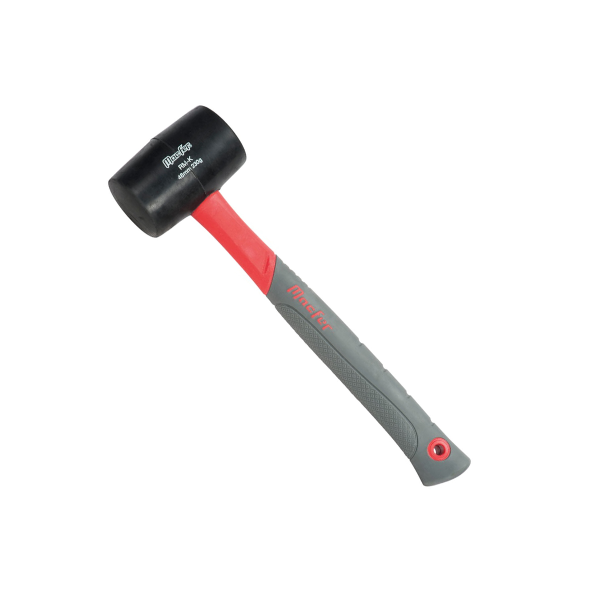 Maço Borracha MacFer RM-K Preta (57mm 450g (16oz)) Maço Borracha MacFer RM-K Preta (57mm 450g (16oz))