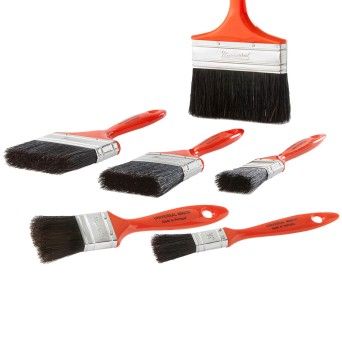 Trincha Minor Cerda Preta Universal Cabo Pl�stico (1")