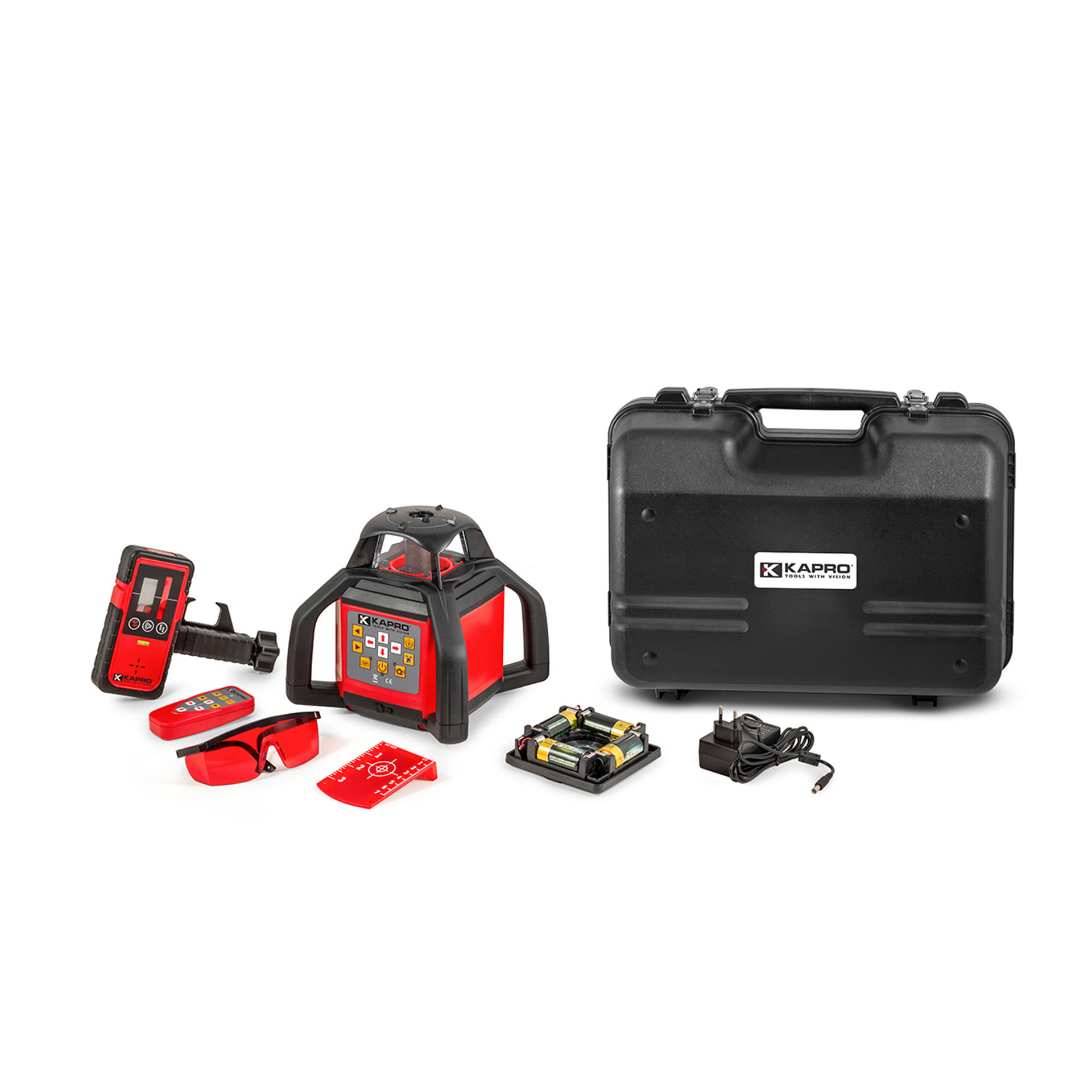 Conjunto de Laser Rotativo Vermelho Prolaser Electrota Kapro