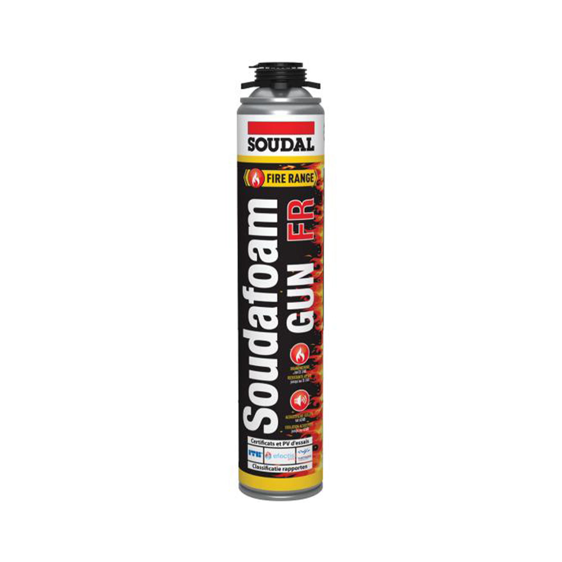 Espuma PU Resistente ao Fogo Soudafoam FR HY 750ml (Manual) Espuma PU Resistente ao Fogo Soudafoam FR HY 750ml (Manual)