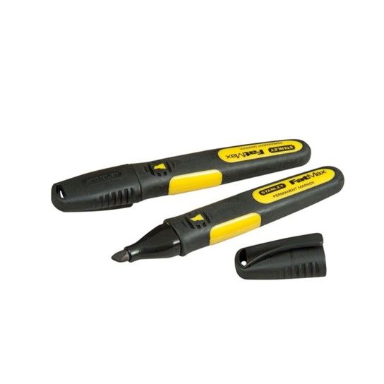 Marcador Fatmax Ponta em Biser Stanley Preto Marcador Fatmax Ponta em Biser Stanley Preto