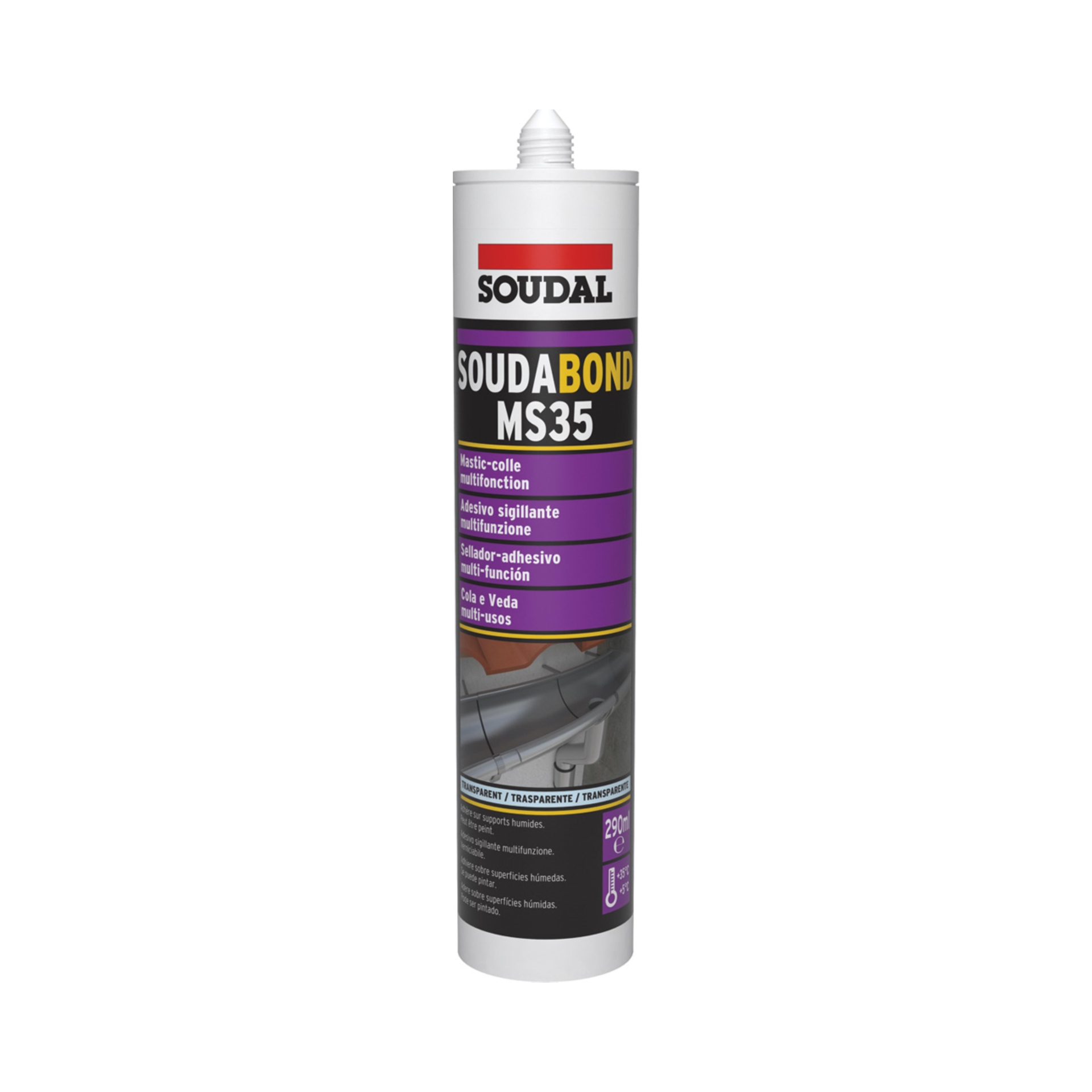 Cola & Veda de Pol�mero Soudabond MS35 290ml (Branco)