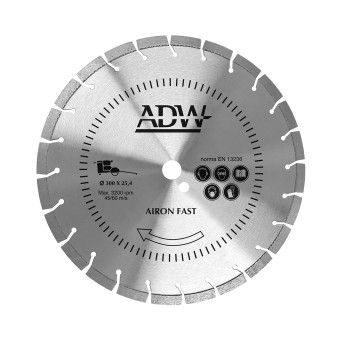 Disco Universal Corte Bet�o ADW Airon Fast H:25.4 (350)