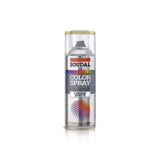 Color Spray Efeito Cromado Soudal 400ml Color Spray Efeito Cromado Soudal 400ml