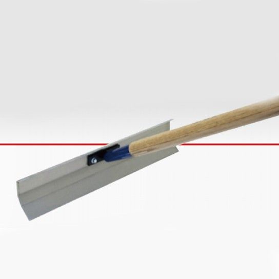 Raspador em Alumínio com Cabo em Madeira Floorix 508x127mm Raspador em Alumínio com Cabo em Madeira Floorix 508x127mm