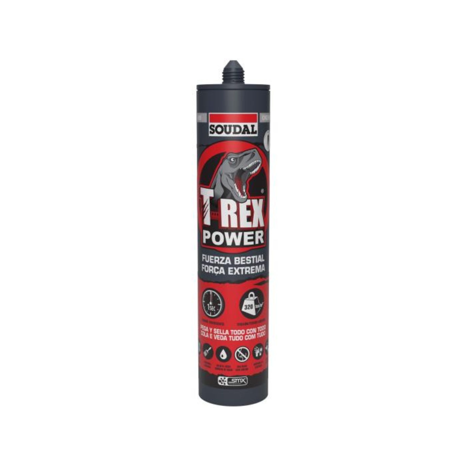 Cola & Veda Polímero Híbrido T-Rex Power Soudal Cola & Veda Polímero Híbrido T-Rex Power Soudal