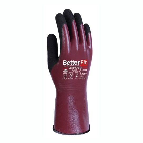 Luvas de Alto Desempenho BetterFit Ultrachem 3L BL-012 (Tamanho 8)