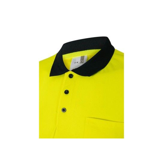 Polo Bicolor Manga Curta AV 305504 Velilla (Tamanho L.Azul Marinho/Amarelo Fluorescente) Polo Bicolor Manga Curta AV 305504 Velilla (Tamanho L.Azul Marinho/Amarelo Fluorescente)