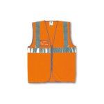 Colete de Alta Visibilidade com Fecho de Correr Laranja Fluorescente Marca (Tamanho 2XL) Colete de Alta Visibilidade com Fecho de Correr Laranja Fluorescente Marca (Tamanho 2XL)