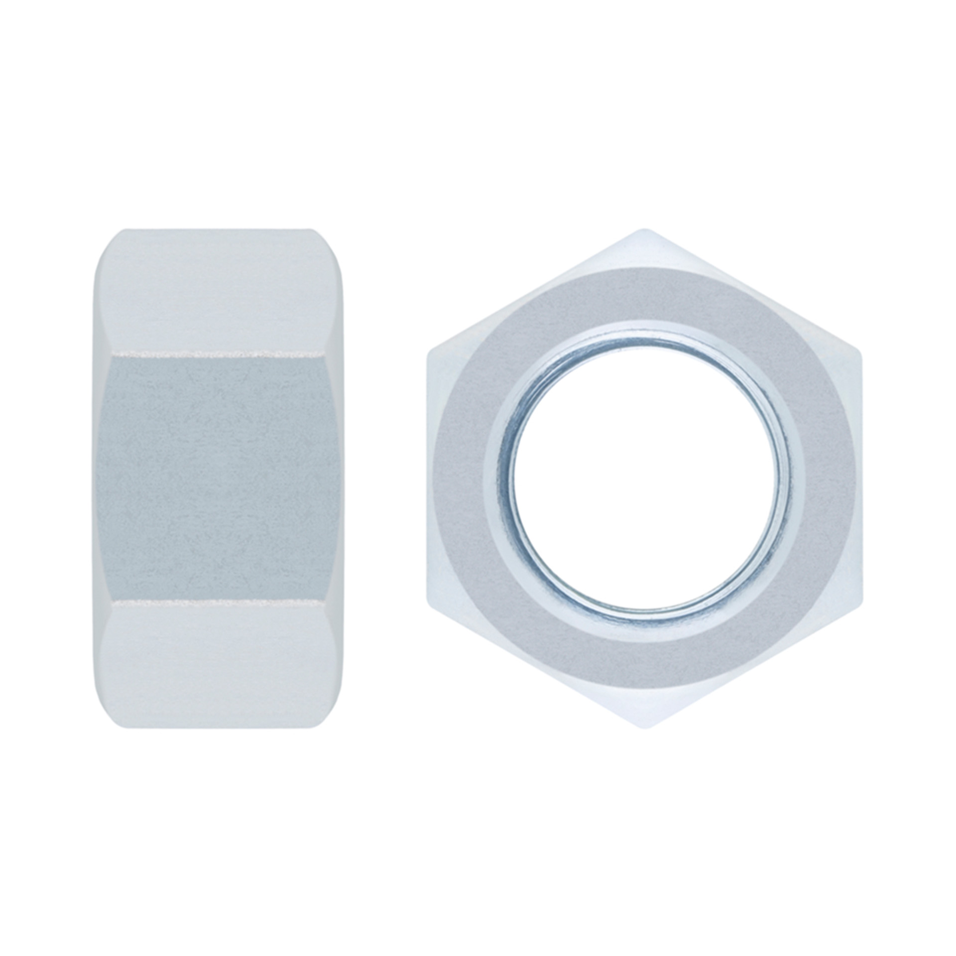 Porca Hexagonal Zincado DIN-934 Index Caixa Janela (M3)