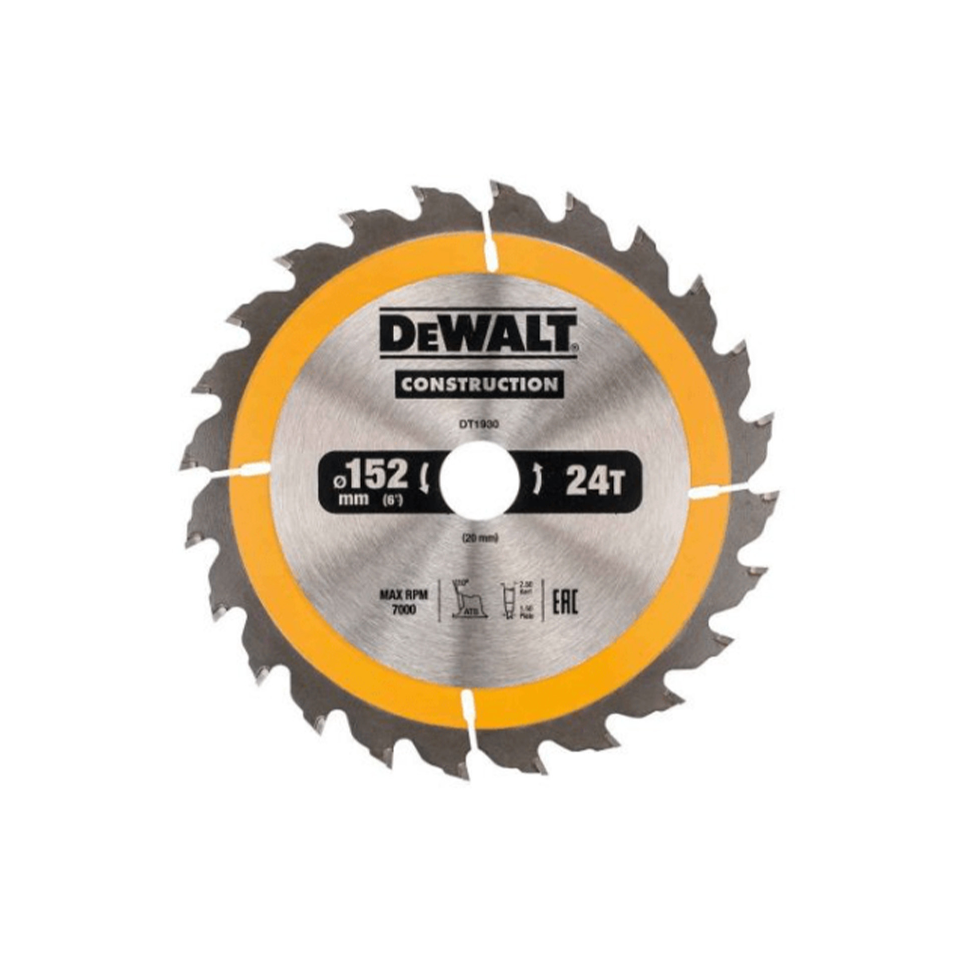 Lâmina para Serra Circular Portátil 184x30mm 18D ATB +20º Dewalt Lâmina para Serra Circular Portátil 184x30mm 18D ATB +20º Dewalt