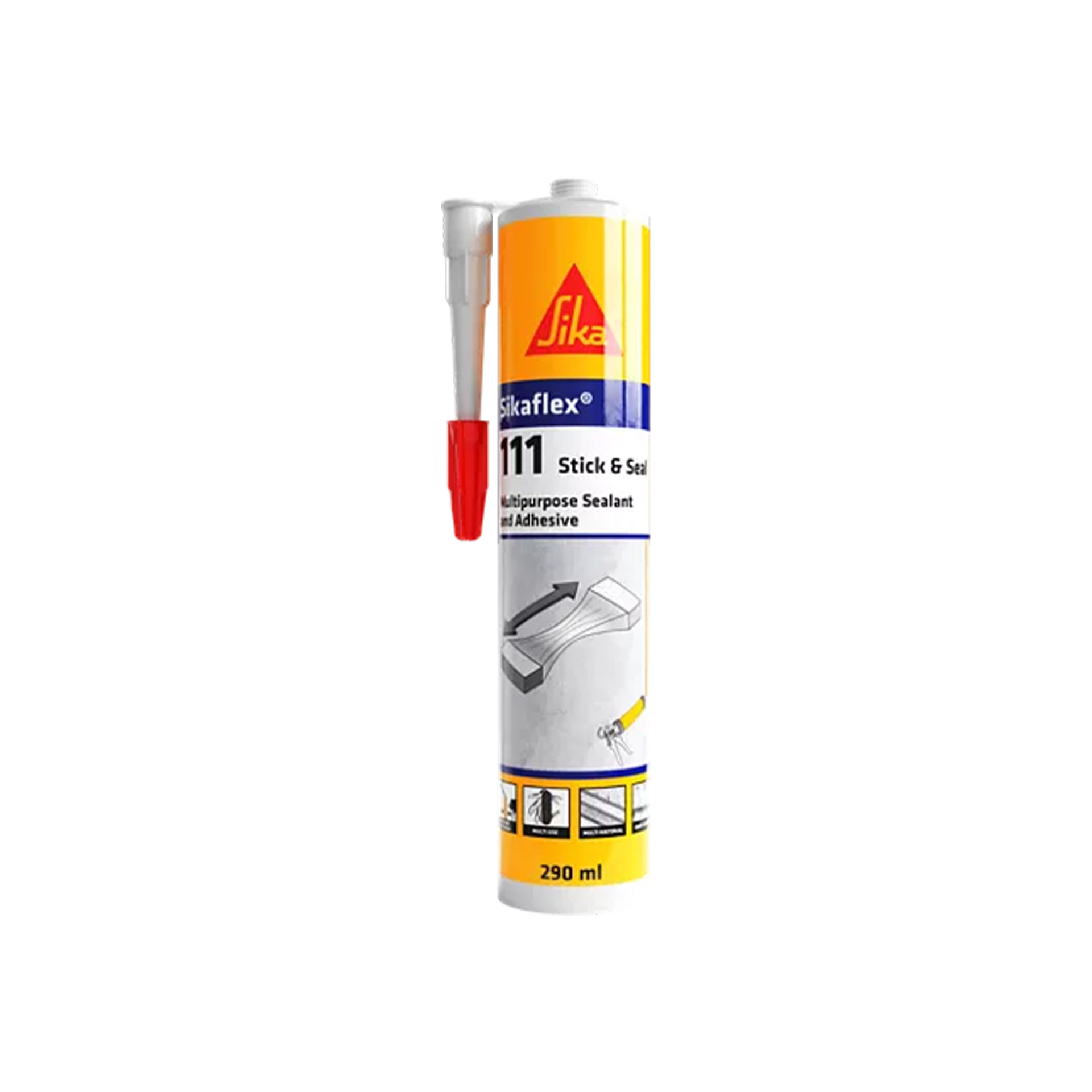 Selante Adesivo Sikaflex-111 Stick&Seal 290ml (Cinzento Betão) Selante Adesivo Sikaflex-111 Stick&Seal 290ml (Cinzento Betão)