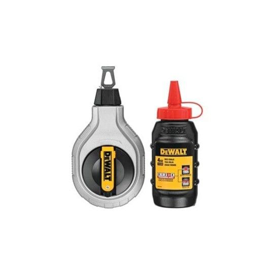 Cordel de Tra�agem 30m e Giz Vermelho Dewalt