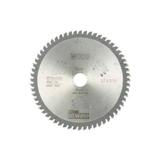 L�mina para Serra Circular Estacion�ria 216x30mm 60D TCG -5� Dewalt