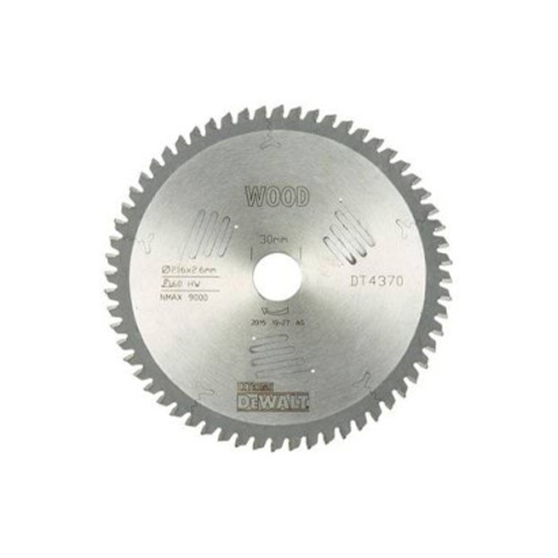 L�mina para Serra Circular Estacion�ria 216x30mm 60D TCG -5� Dewalt