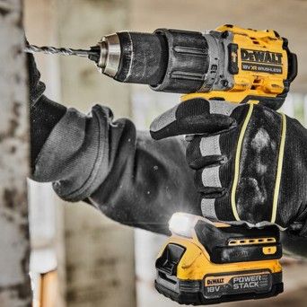 Berbequim Percuss�o Compacto sem Escovas XR 18V Powerstack Dewalt DCD805E2T-QW