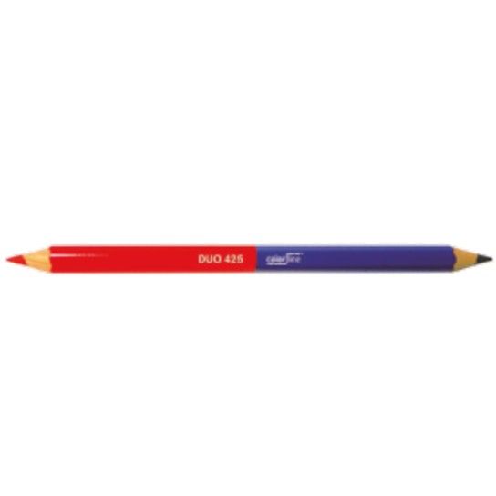 Lápis Bi-Color Azul/Vermelho 157mm Duo Marker Defi Lápis Bi-Color Azul/Vermelho 157mm Duo Marker Defi