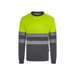 T-shirt Poliéster Reciclado Bicolor Manga Comprida Faixas Refletoras 305635 Velilla (Tamanho L.Cinz T-shirt Poliéster Reciclado Bicolor Manga Comprida Faixas Refletoras 305635 Velilla (Tamanho L.Cinz