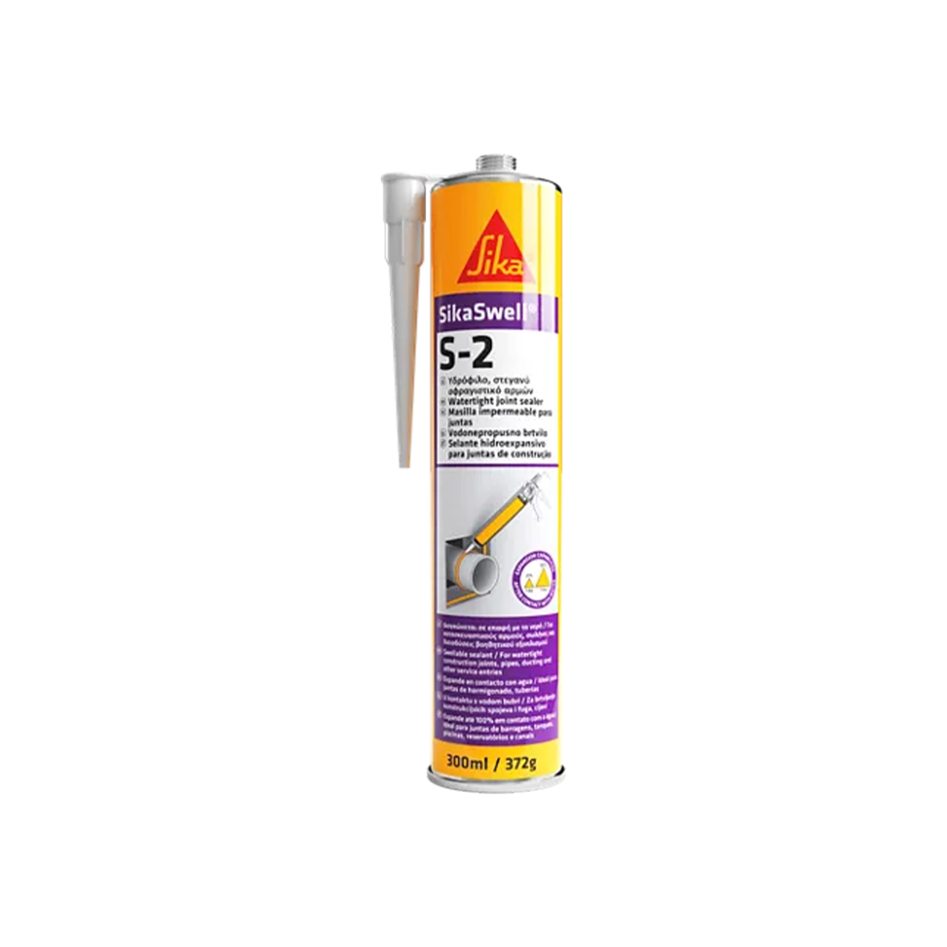 Mastique Hidroexpansivo SikaSwell S-2 (300ml) Mastique Hidroexpansivo SikaSwell S-2 (300ml)