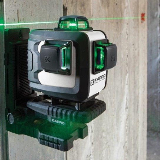 Nível a Laser Eletrónico 4D Raios Verdes XTRA Kapro Nível a Laser Eletrónico 4D Raios Verdes XTRA Kapro