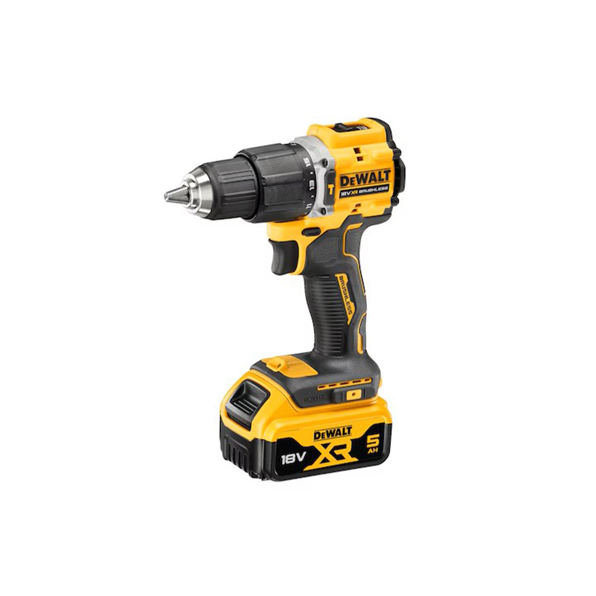 Berbequim Percutor sem Escovas XR 18V Dewalt DCD100YP2T-QW + 2 Baterias Li-Ion 5Ah
