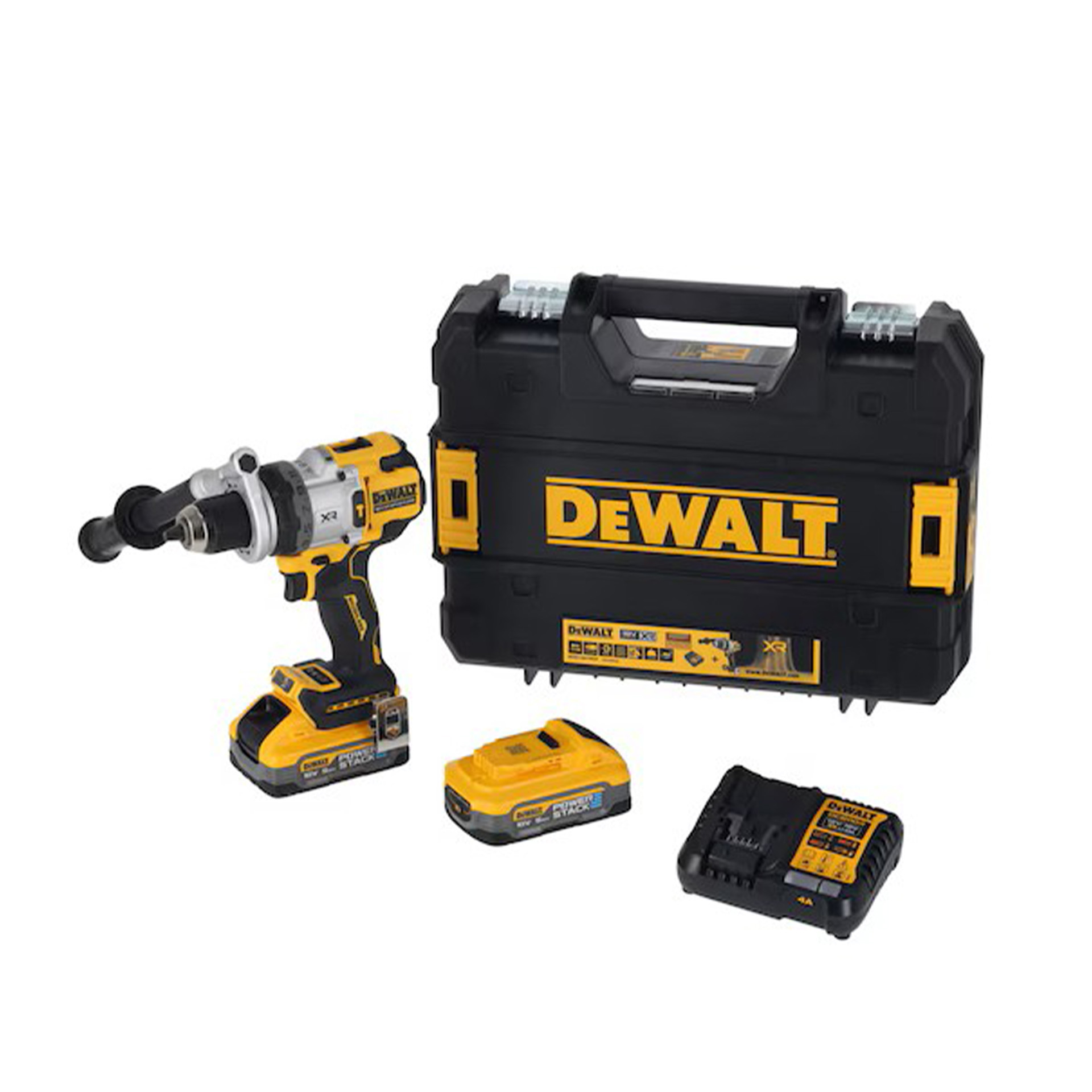 Berbequim Aparafusador Percussão XR 18V XRP 13mm 169Nm Dewalt DCD1007H2T-QW Berbequim Aparafusador Percussão XR 18V XRP 13mm 169Nm Dewalt DCD1007H2T-QW