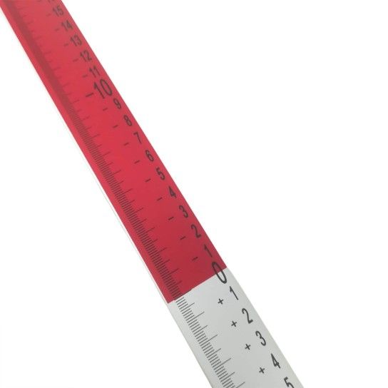 R�gua de Nivelamento em Alum�nio para Recetor Laser Extens�vel at� 240cm Medid