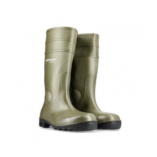 Galochas em PVC com Biqueira de A�o Dunlop S5 SRA Verde  (N�38)
