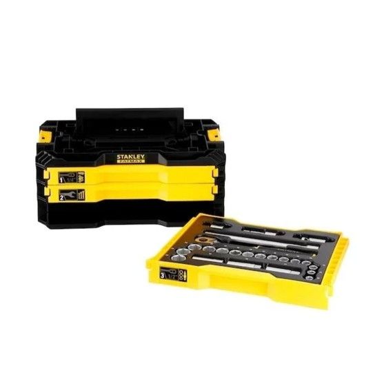Conjunto de Gavetas com 126 Ferramentas Stanley Conjunto de Gavetas com 126 Ferramentas Stanley