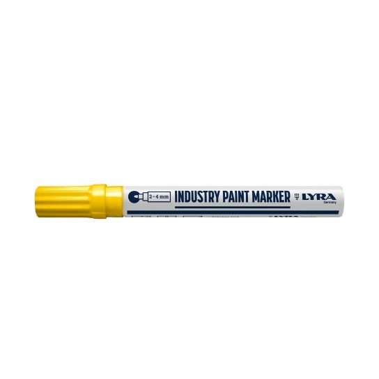Marcador Industrial de Pintura 3mm Lyra (Preto) Marcador Industrial de Pintura 3mm Lyra (Preto)