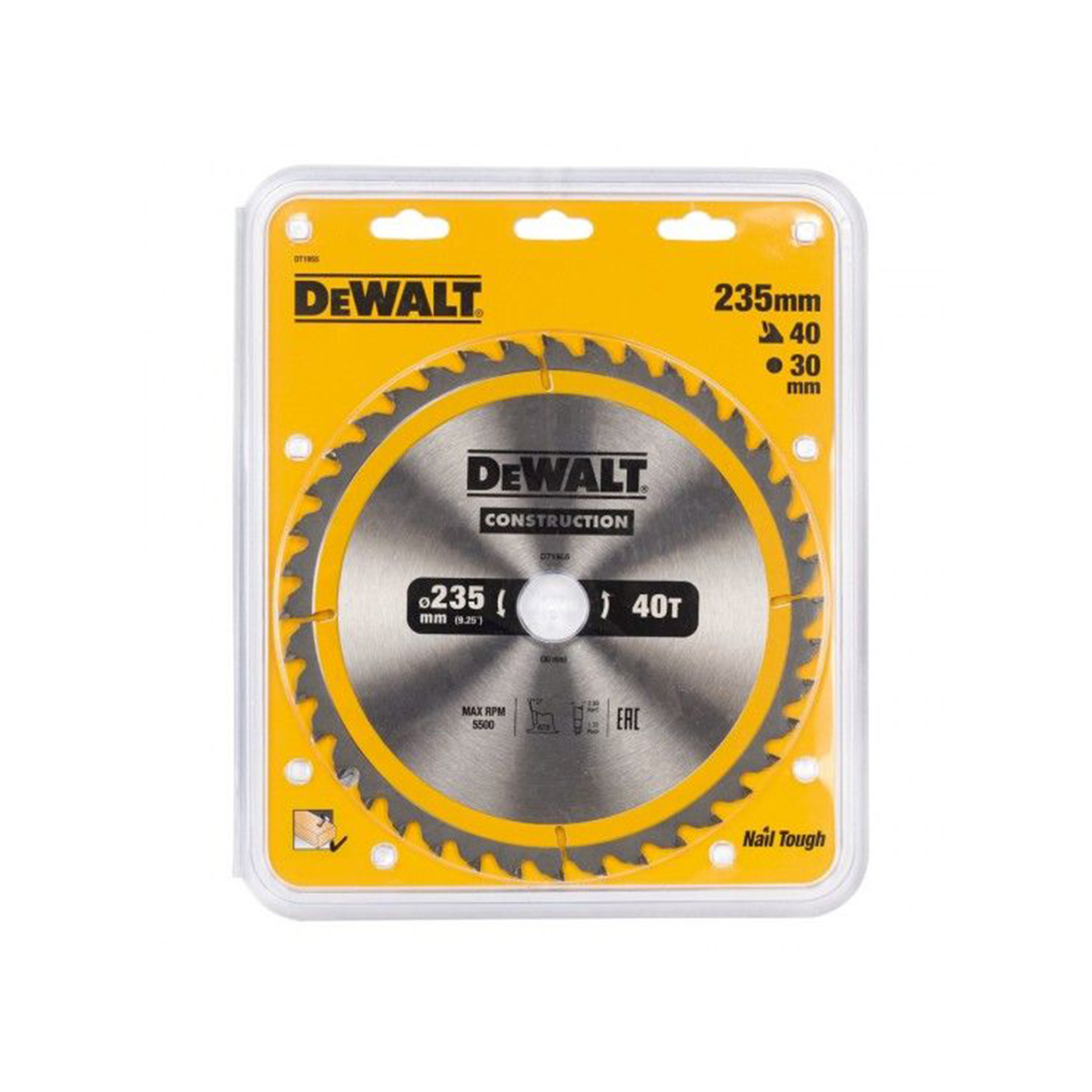 Lâmina para Serra Circular Portátil 235x30mm 40T Dewalt Lâmina para Serra Circular Portátil 235x30mm 40T Dewalt
