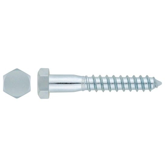 Parafuso para Madeira DIN-571 Index Zincado (6x30mm) Parafuso para Madeira DIN-571 Index Zincado (6x30mm)